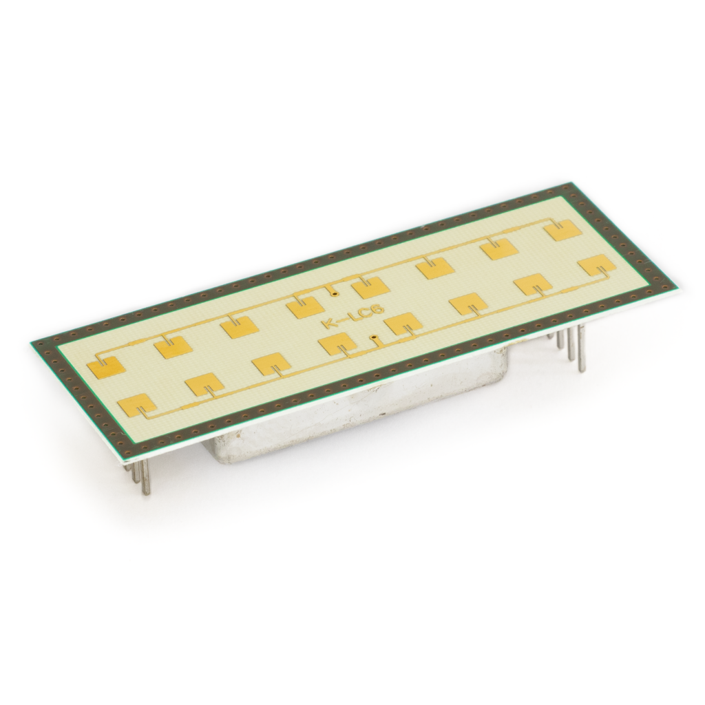 K-LC6 is a dual channel Doppler Radar module with an asymmetrical narrow beam for short to medium distance sensors.